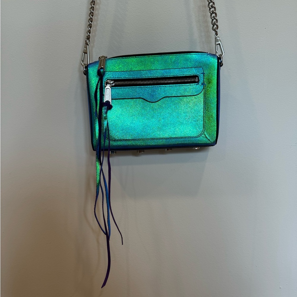Rebecca Minkoff holographic crossbody bag